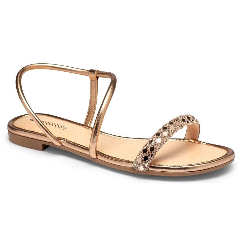 Rasteira Mississipi MI351 Feminina - Rose