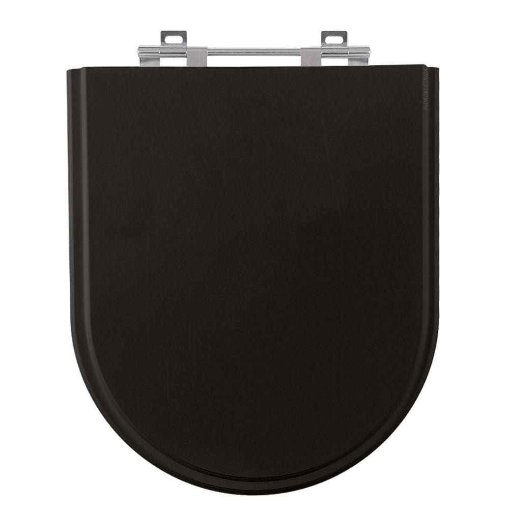 Tampa de Vaso Nuova Preto Tampa para Vaso Deca de Madeira Laqueada