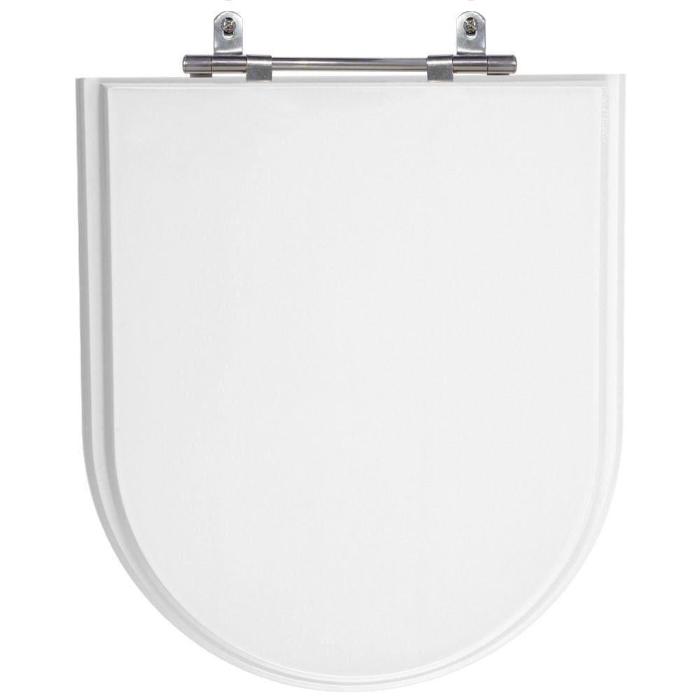 Assento Sanitário Duomo Plus Branco Tampa para Vaso Deca de Madeira Laqueada