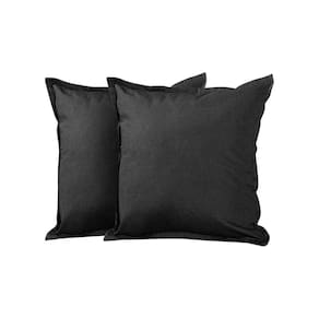 Kit 2 Almofadas Decorativas Bali Linho Marrom Escuro