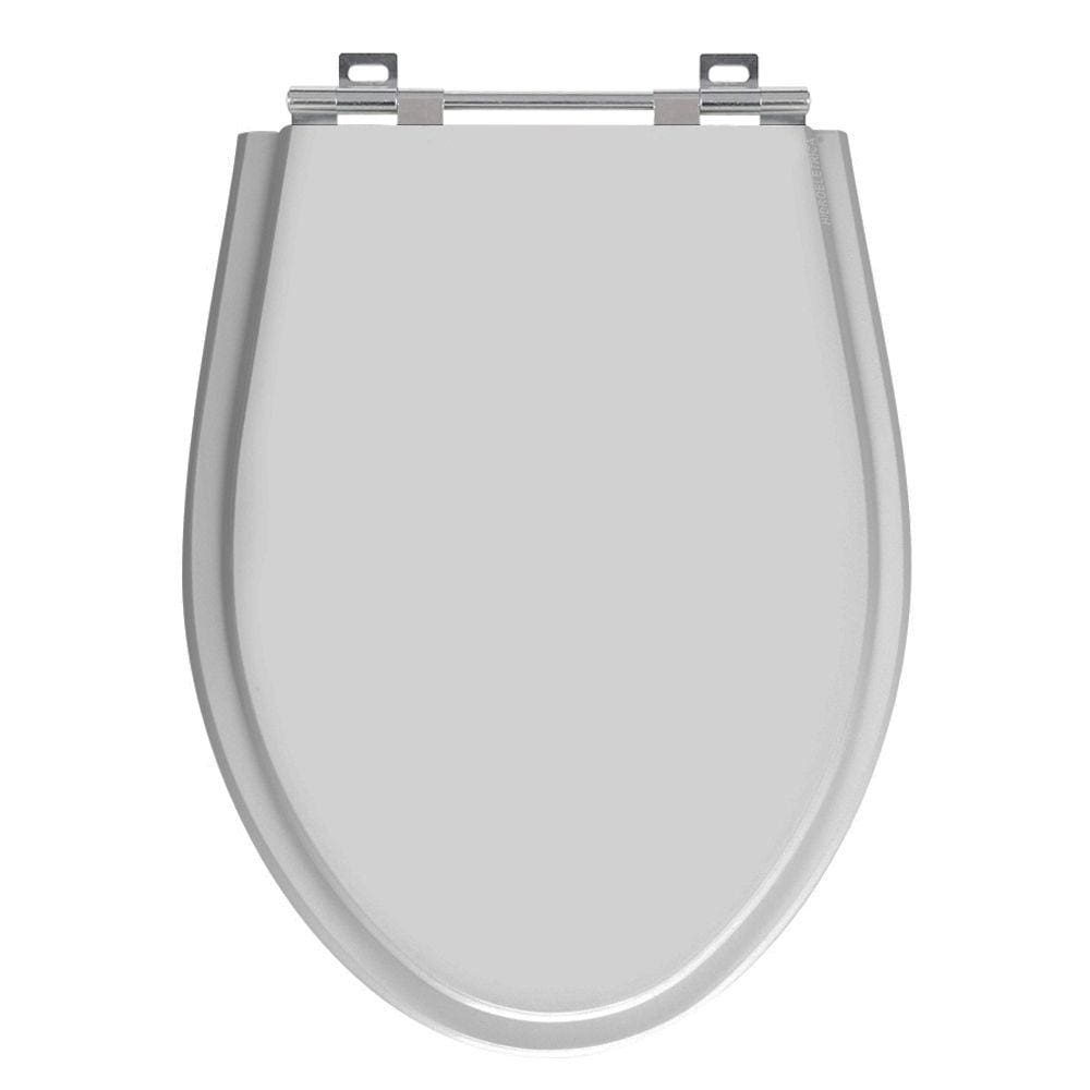 Tampa de Vaso Absolute Sterling Silver (Cinza Claro) Tampa para Vaso Ideal de Madeira Laqueada