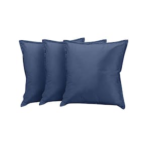 Kit 3 Almofadas Decorativas Bali Veludo Azul