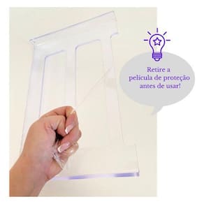 Bandeja Em Acrílico Multiuso 35X45Cm Grande Servir Destaque