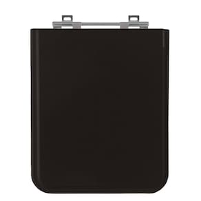 Tampa de Vaso Malva Preto Tampa para Vaso Mari de Madeira Laqueada