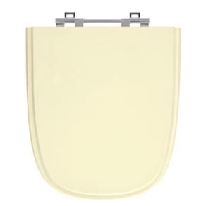 Assento Sanitário Ibiza Bone (Bege Claro) Tampa para Vaso Incepa de Madeira Laqueada