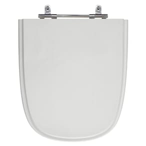 Assento Sanitário Ibiza Cinza Platina (Claro) Tampa para Vaso Incepa de Madeira Laqueada