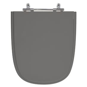 Assento Sanitário Ibiza Amber (Cinza Escuro) Tampa para Vaso Incepa de Madeira Laqueada