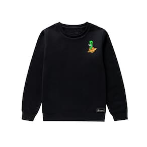 Blusão Moletom Infantil Saturno Et Personalizado sem Capuz gola Redonda