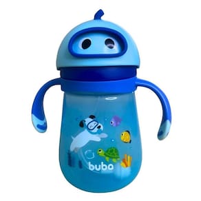 Copo Infantil Mergulho Com Alça E Canudo 300Ml 16938 - Buba