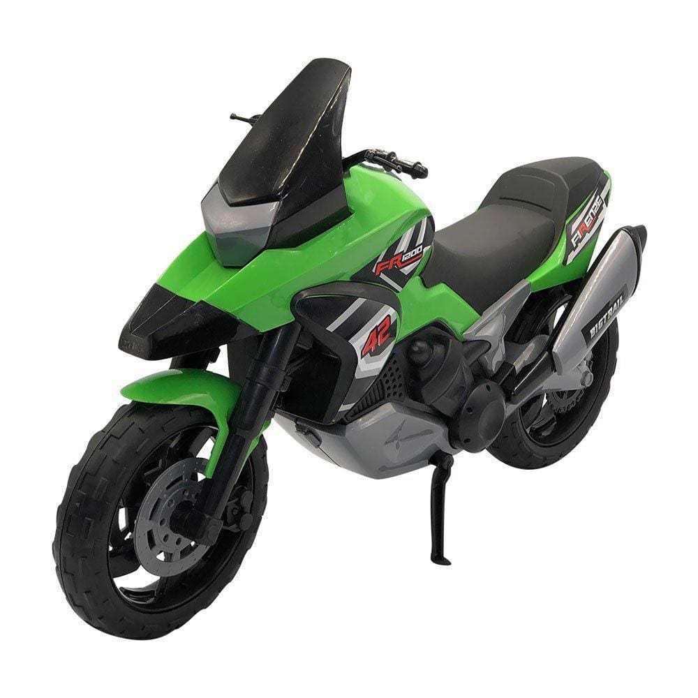 Moto 1600 C/ Rodas Fricção Bonita Coleção Corrida Infantil