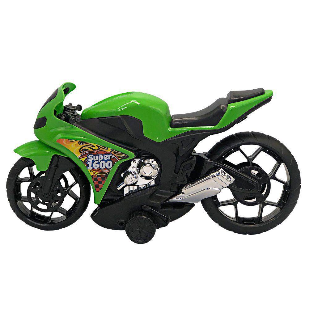 Moto Miniatura De Brinquedo Infantil Com Fricção De Corrida