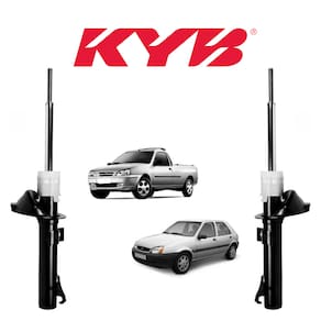 02 Amortecedor Ford Fiesta 2001 A 2007 Direito/Esquerdo Dianteiro Kayaba