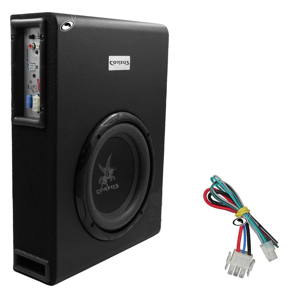 Caixa Amplificada Automotiva Corzus CXS 200 Slim 8`` Polegadas 200 W RMS