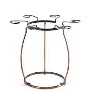 Suporte Para Decanter E Taças Vinho Secagem Decorativo Luxo