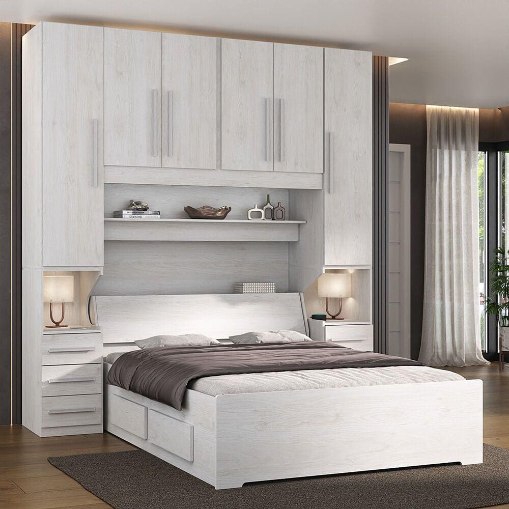 Dormitório Queen Size Completo 1220 Branco