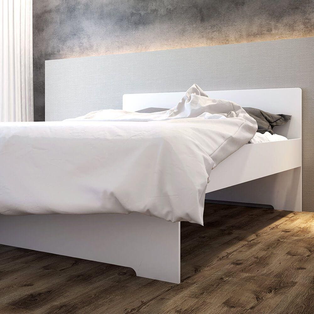 Cama Reta de Casal 1253 Carvalho