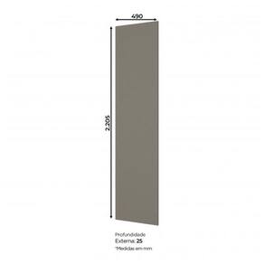 Lateral para Cozinha Connect 49cm - Móveis Henn