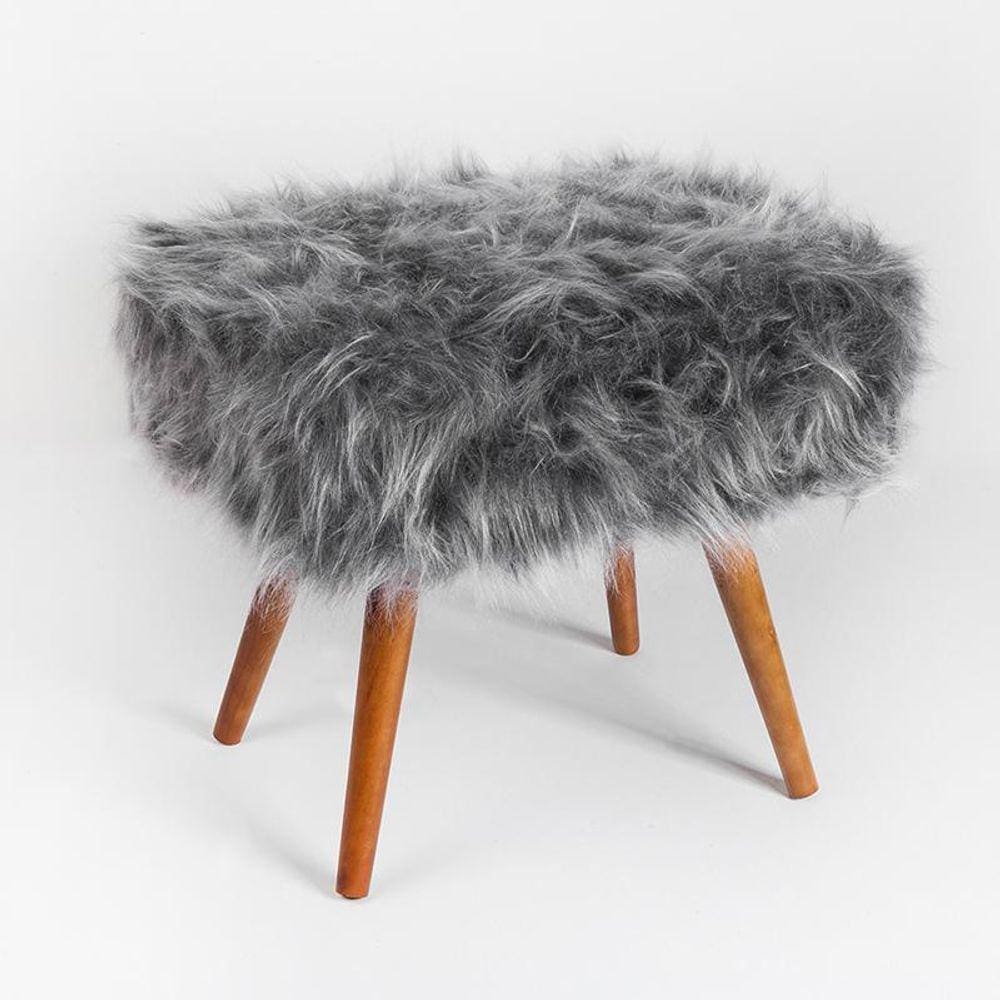 Puff Decorativo Siena Pés Palito - Salaone