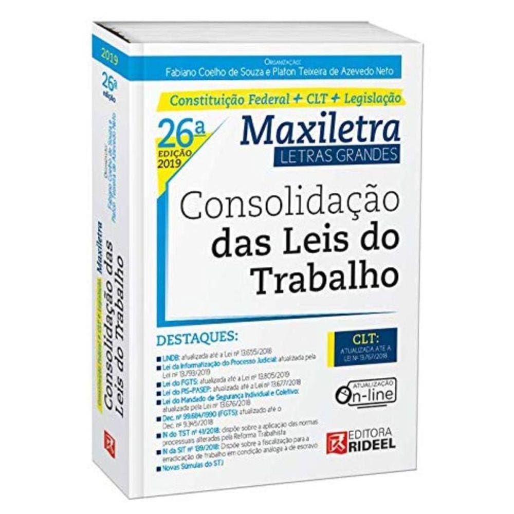 Consolidacao Das Leis Do Trabalho               01