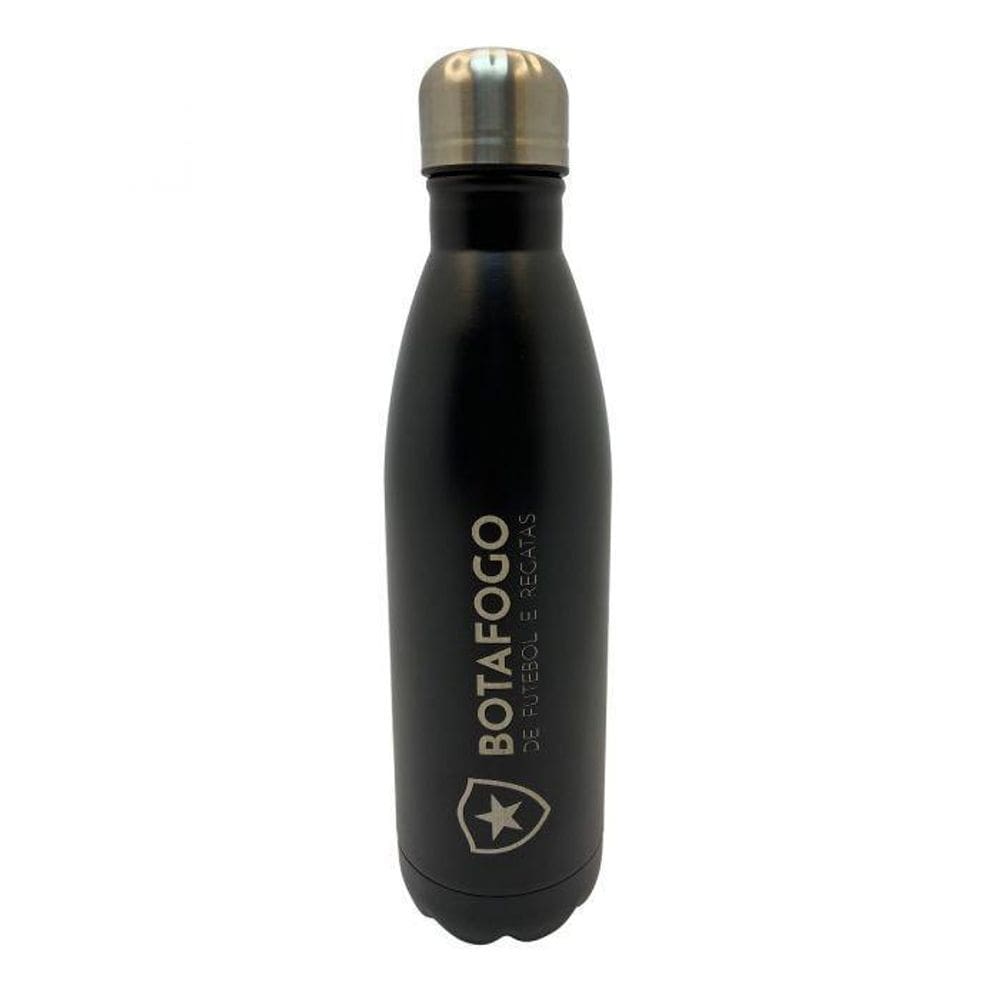 Garrafa Cantil Inox Botafogo Preta 750 Ml