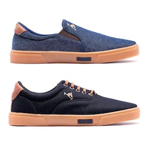 Tênis Masculino Casual Polo Joy + Slip On Kit