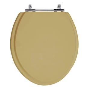 Assento Laqueado Convencional Oval Ravena Bege Castor Tampa Vaso Deca-incepa-celite-ideal-roca em Mdf