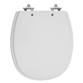 Assento Sanitário Aspen Cinza Real (Claro) Tampa para Vaso Deca de Madeira Laqueada