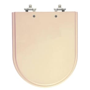 Assento Sanitario Carrara Rosa Floral para Vaso Deca em Madeira Laqueada