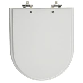 Assento Sanitário Duomo Plus Cinza Real (Claro) Tampa para Vaso Deca de Madeira Laqueada