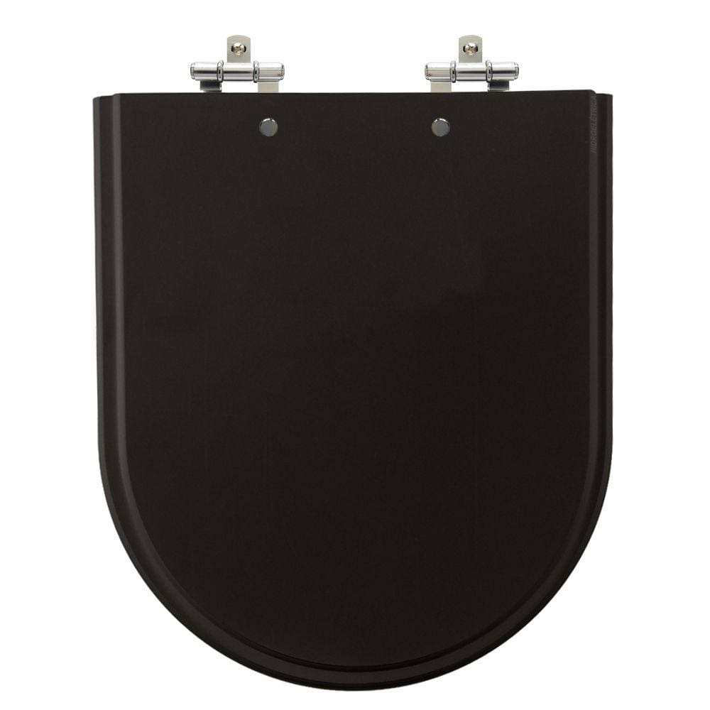 Assento Sanitário Carrara Ébano (Preto) Tampa para Vaso Deca de Madeira Laqueada