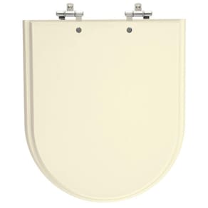 Assento Sanitário Duomo Plus Creme Tampa para Vaso Deca de Madeira Laqueada