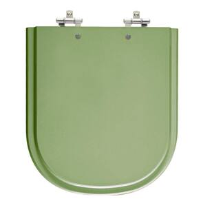 Assento Sanitário Vogue Plus Verde Malva Tampa para Vaso Deca em Madeira Laqueada