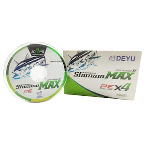 Linha Pesca Multifilamento Deyu Stamina Max PE 4x 100 metros Diversas Medidas