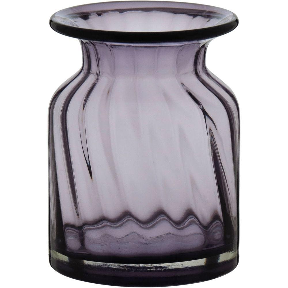 VASO 15x11x11cm VIDRO ROXO