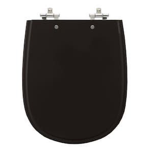 Assento Sanitário Paris Premium Ebony (Preto) Tampa para Vaso Ideal Standard de Madeira Laqueada