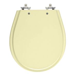 Assento Sanitário Avalon Bone (Bege Claro) Tampa para Vaso Ideal Standard de Madeira Laqueada