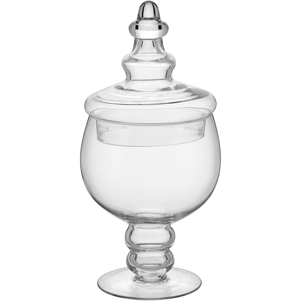 POTICHE 27x13x13cm VIDRO TRANSP