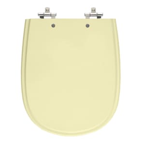 Assento Sanitário Paris Bone (Bege Claro) Tampa para Vaso Ideal Standard Madeira Laqueada