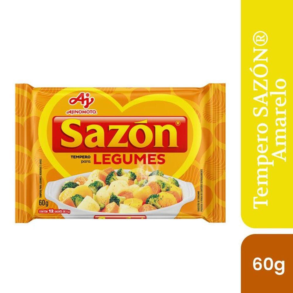 Tempero Em Pó Sazón Sabor Legumes 60g