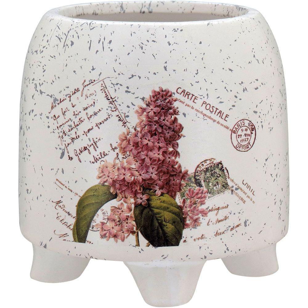 CACHEPÔ 9x9x9cm CERÂMICA COLOR