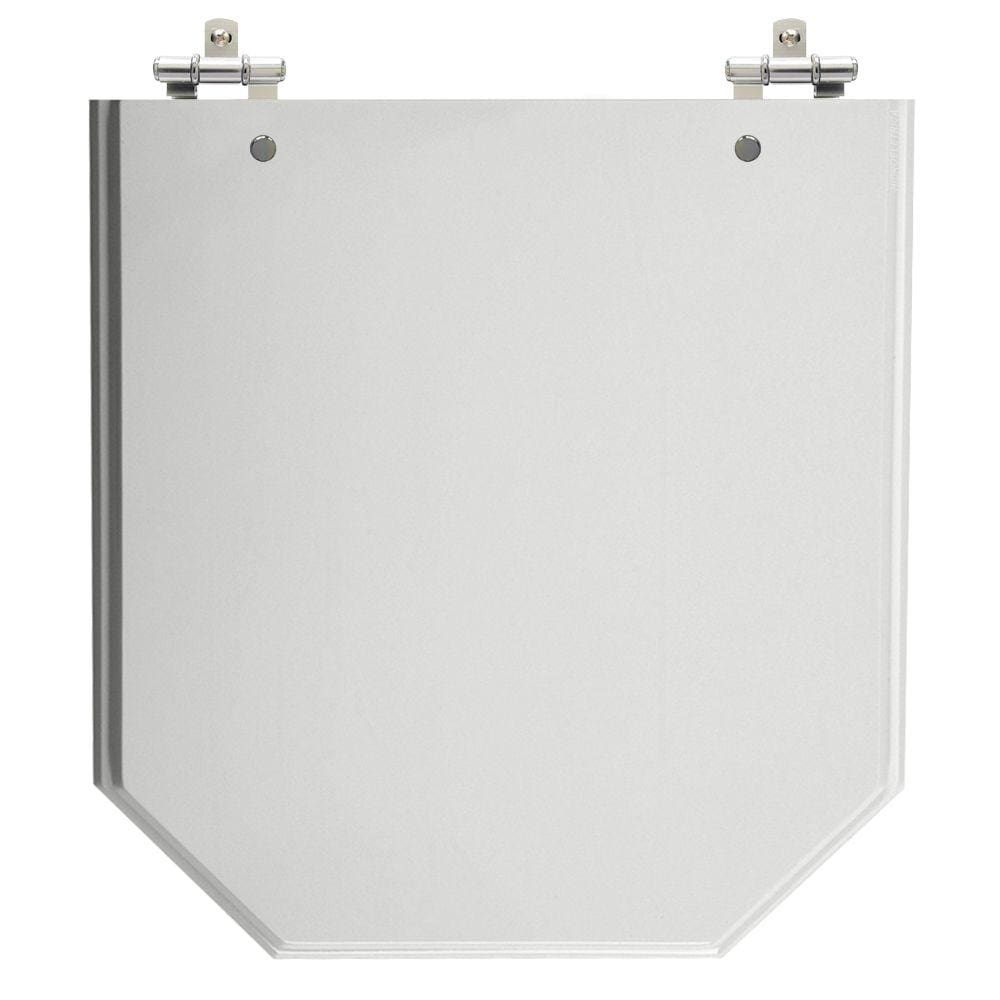 Assento Sanitário Atrium Cinza Platina (Claro) Tampa para Vaso Incepa de Madeira Laqueada