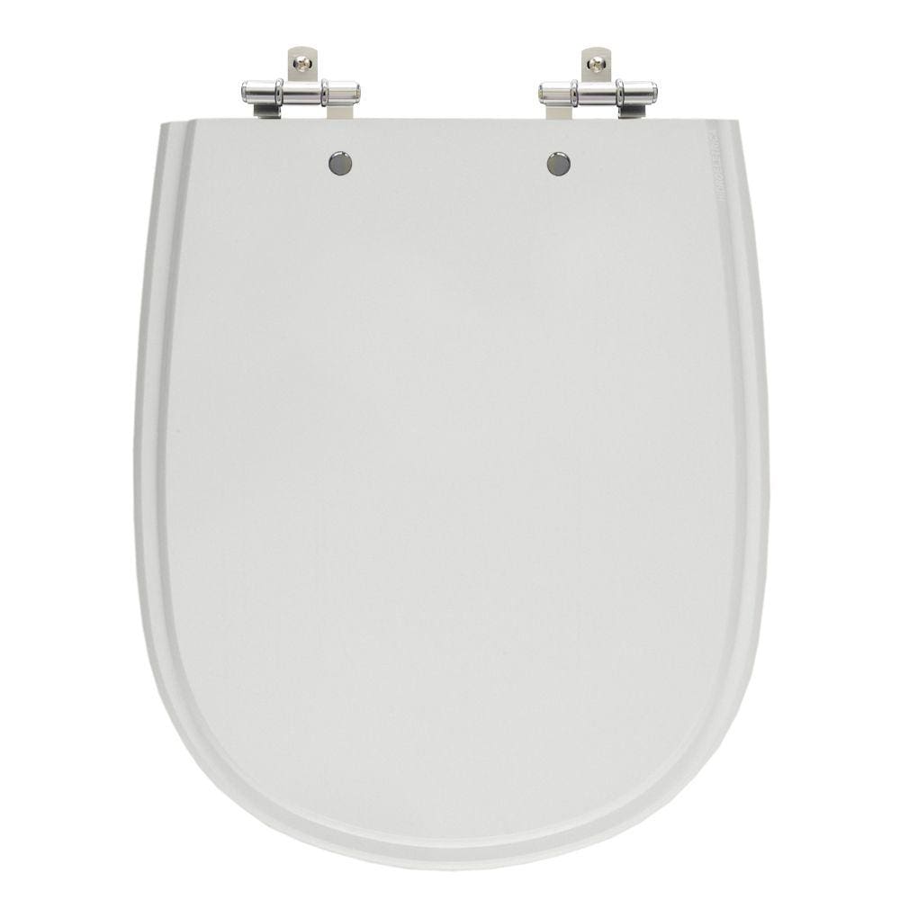 Assento Sanitário Paris Sterling Silver (Cinza Claro) Tampa para Vaso Ideal Standard em Madeira Laqueada