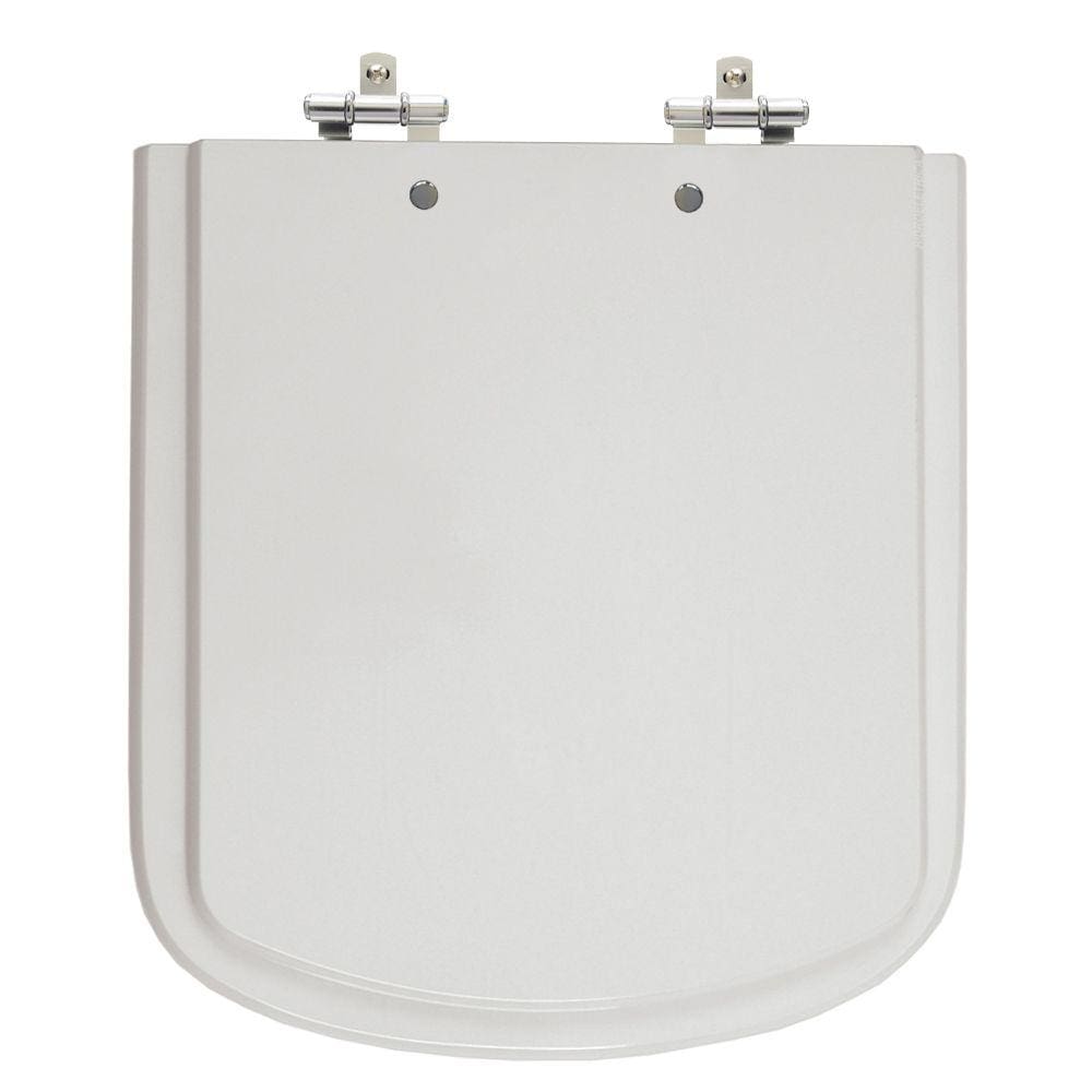 Assento Sanitário Bali Cinza Platina (Claro) Tampa para Vaso Incepa de Madeira Laqueada