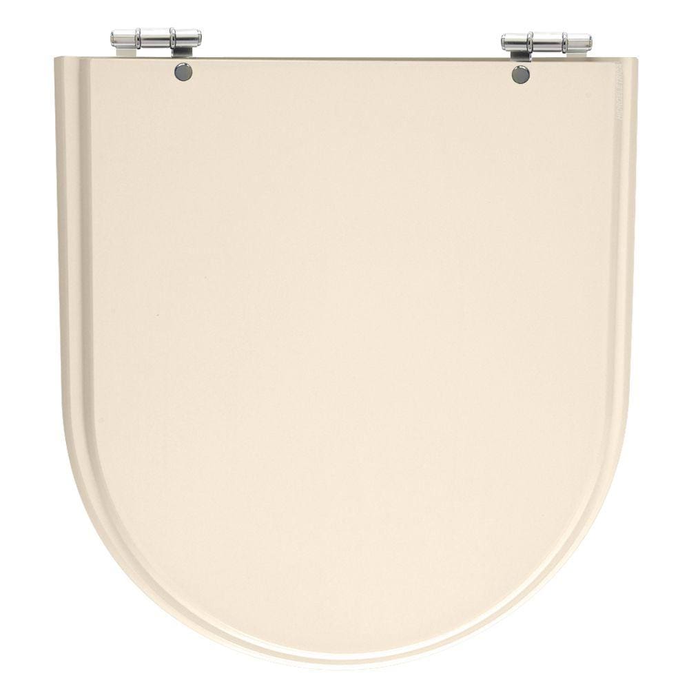 Assento Sanitário Calypso Rosa Shell (Pêssego) Tampa para Vaso Incepa de Madeira Laqueada