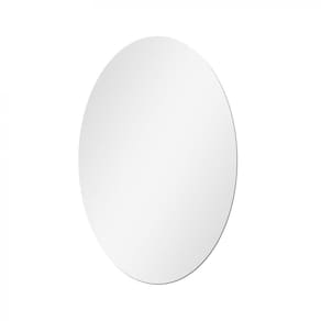 Espelho Multiuso Lapidado Pendurador Led Branco 60X40Cm Oval