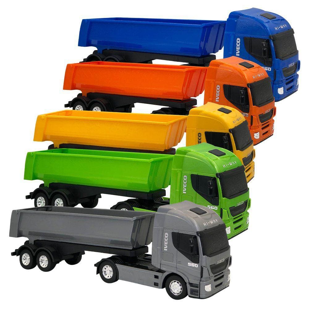 Caminhão De Brinquedo Mercotruck Com Caçamba- MERCOTOYS