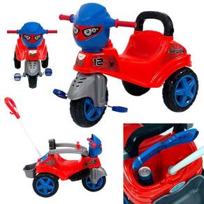 Triciclo Infantil Baby City Spider com Empurrador - Maral