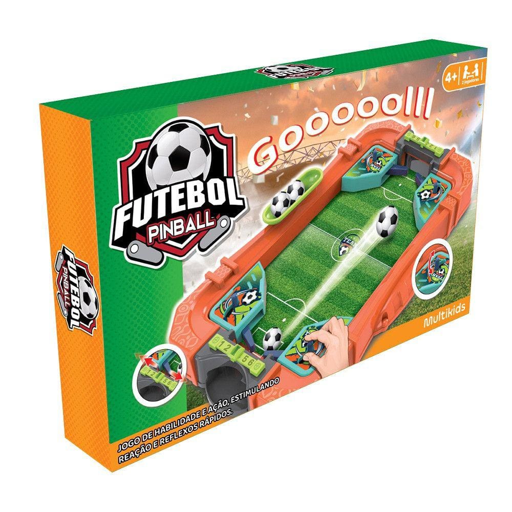 Jogo Futebol De Mesa Game Chute 2 Em 1 BrinqueMix Brinquedo