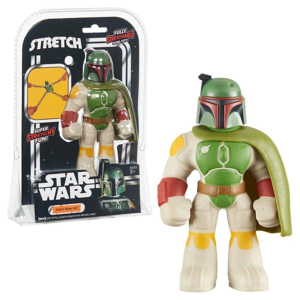 Boneco Elástico Boba Fett Star Wars Stretch 17cm 3494 Sunny