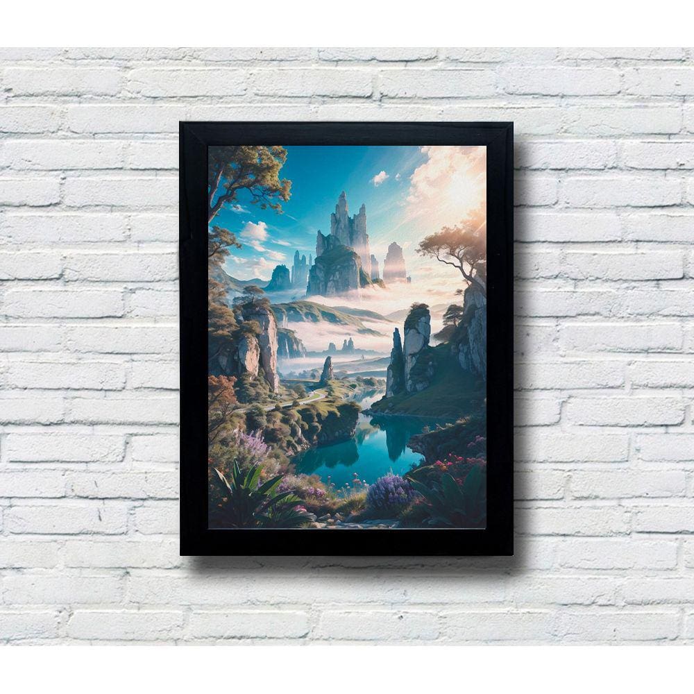 Quadro Decorativo MDF Bela Paisagem